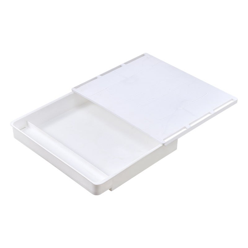 Under Desk Drawer Invisible Storage Box Office Computer Desktop Finishing Classroom Storage Stationery Makeup Storage Drawer - Image 1